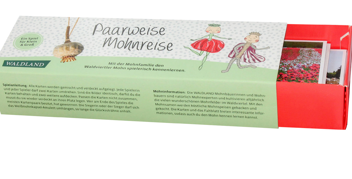 Paarweise Mohnreise