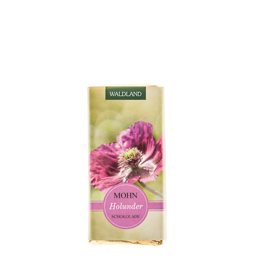Mohn-Holunder Schokolade