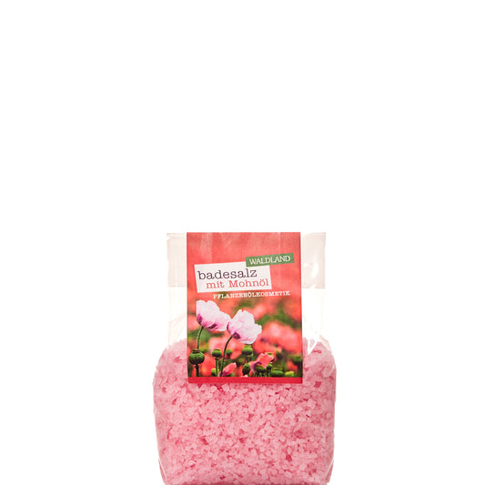 Badesalz mit Mohnöl