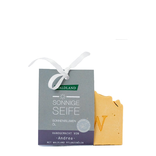 Sonnige Seife mit Sonnenblumen Öl