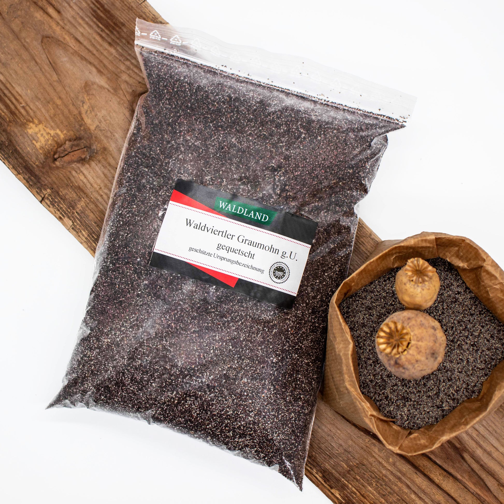 Waldviertler Graumohn g.U. gequetscht – WALDLAND Online Shop