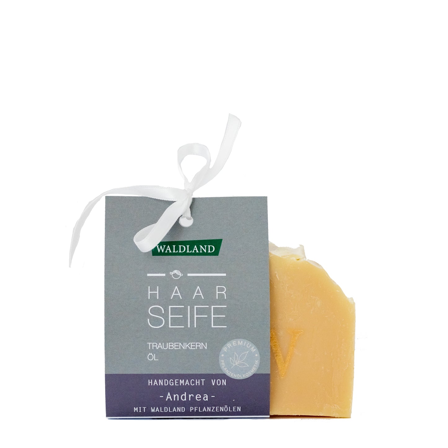 Haar Seife mit Traubenkern Öl