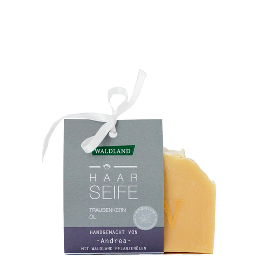 Haar Seife mit Traubenkern Öl