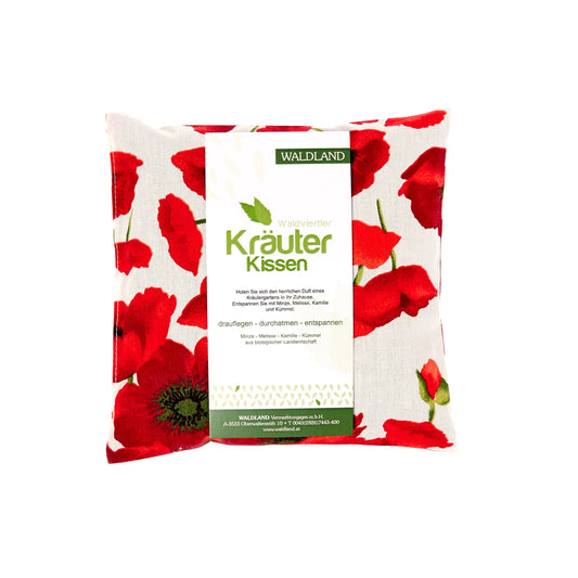 Kräuterkissen "Mohnblume"