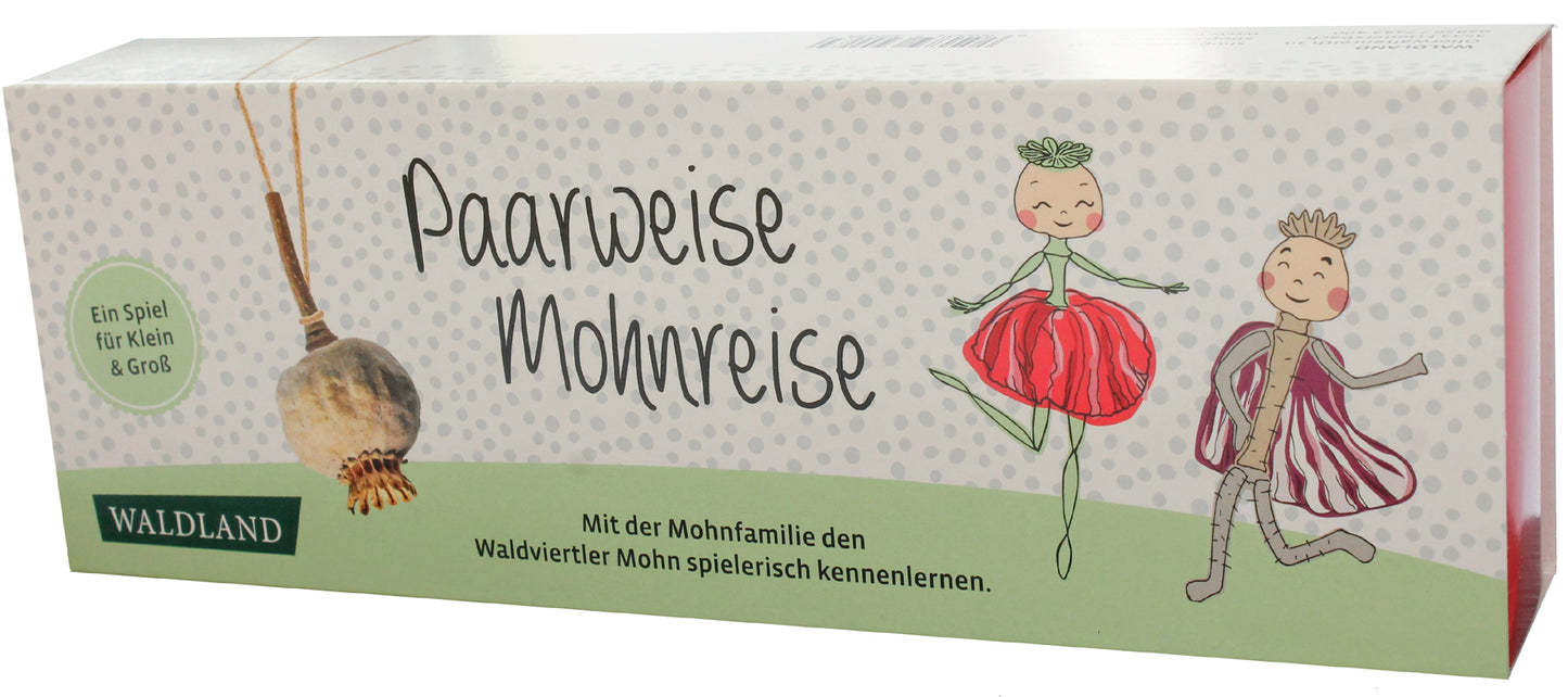 Paarweise Mohnreise